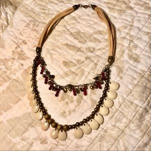 Bohemian layer necklace